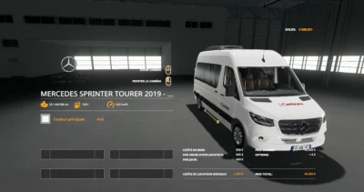 Mercedes Sprinter Tourer - Catteau Voyages v1.0