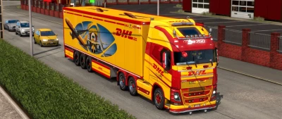 Skin DHL TNT Trucks & Trailers 1.43