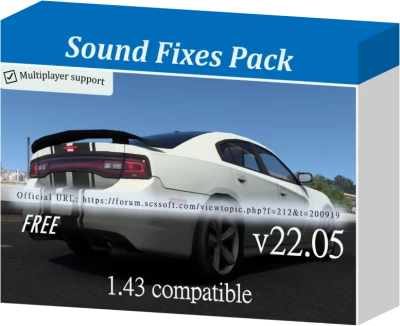 ETS2 Sound Fixes Pack v22.05