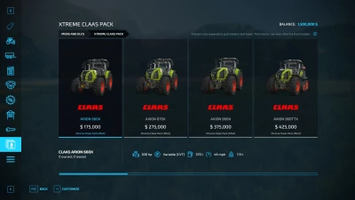 Xtreme Claas Pack v1.1.0.0