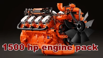 1500 hp engine for all Trucks v1.0