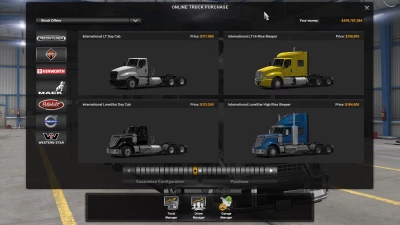 All SCS Trucks in the Mod Dealer v1.2 - 1.43