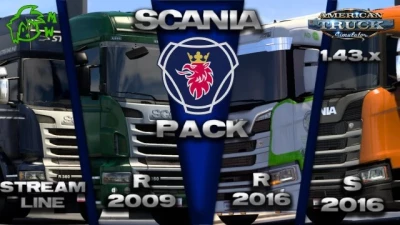 [ATS] Scania Trucks Pack v4.5 by Joster91 & SMangaMaker - 1.43