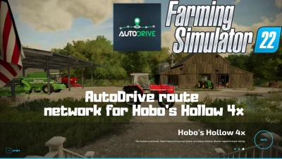 AutoDrive route  network for Hobo's Hollow 4x v1.0.0.0