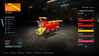 Combine harvester as a maize chopper v2.1