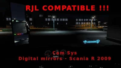 Digital mirrors Scania RJL v1.0