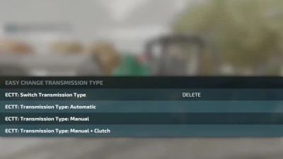 Easy Change Transmission Type v1.0.0.0