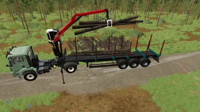 FS22 Fliegl Timber-Runner Z-Crane Pack v1.0.0.0