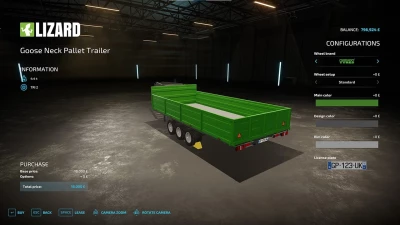 Goose Neck Pallet Trailer Autoload v1.1.0.0