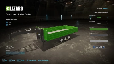 Goose Neck Pallet Trailer Autoload v1.1.0.0