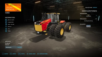 High speed tractor Versatile v1.0