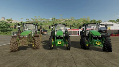 John Deere 6M Series narrow wheel tracks v1.3.0.0