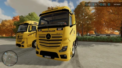 Mercedes-Benz Actros 4x4, 8x8 Caterpillar v1.0.0.0