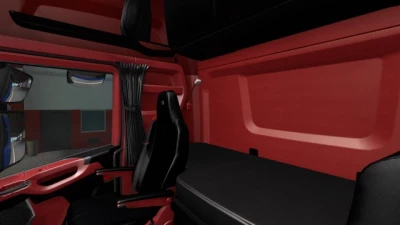 Scania Interior RedBlack v1.0