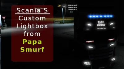 Scania S Custom Lightbox v1.0