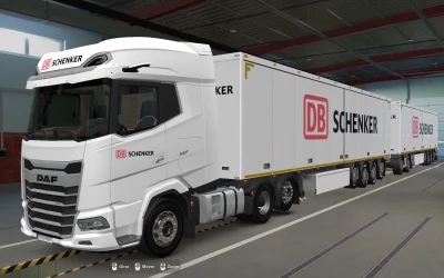 SKIN DAF 2021 DB SCHENKER BY RODONITCHO MODS 1.0 1.43