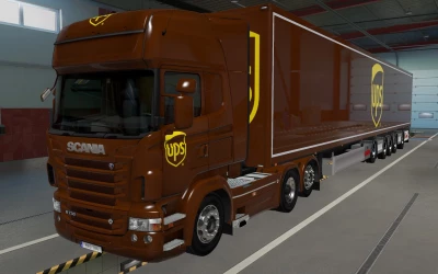 SKIN SCANIA R RJL UPS BY RODONITCHO MODS 1.0 1.43