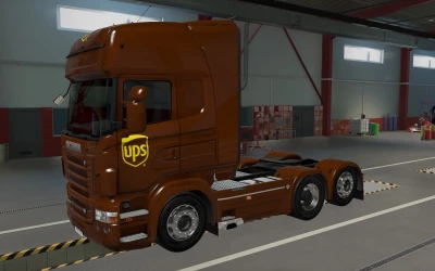 SKIN SCANIA R RJL UPS BY RODONITCHO MODS 1.0 1.43