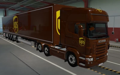 SKIN SCANIA R RJL UPS BY RODONITCHO MODS 1.0 1.43