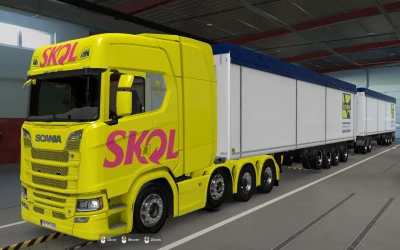 SKIN SCANIA S 2016 8X4 SKOL 1.43