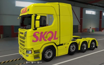 SKIN SCANIA S 2016 8X4 SKOL 1.43