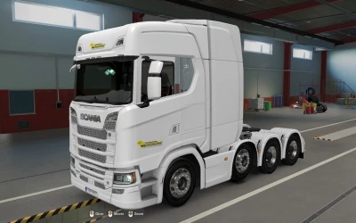 SKIN SCANIA S 2016 8X4 TRANSPORTADORA PRA FRENTE BRASIL 1.43 - Modhub.us