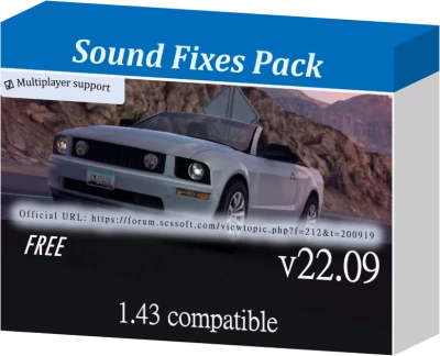 ETS2 Sound Fixes Pack v22.09