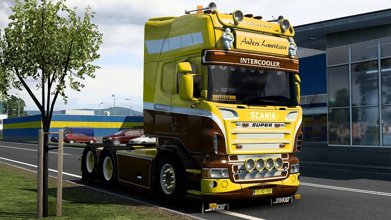 Scania RJL Anders Lauritzen Ex Morten Skov Skin 1.43 - Modhub.us