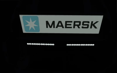 BIG LIGHTBOX VOLVO FH5 2020 MAERSK 1.0 1.44