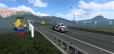 Colombia Map Mod For ETS2 1.43