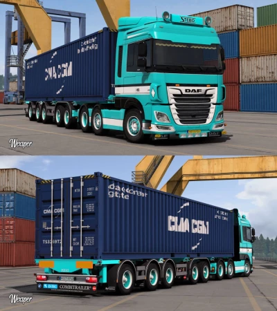 DAF XF Euro 6 Stebo Transport skin pack v1.0