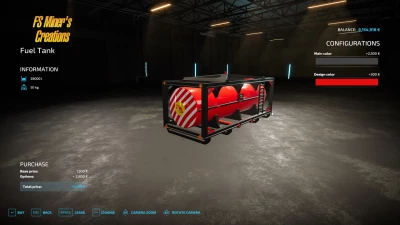 Dynamic  Fuel Tank v1.0.0.0