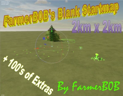 FarmerB0B's 2x Blank StartMap for FS22 v1.0.0.0