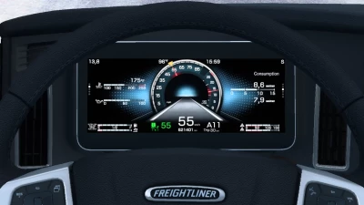 Freightliner Cascadia 2019 Improved Dashboard v1.0