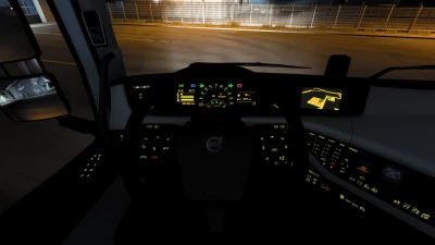 Gold Dashboard for Volvo FH v1.0