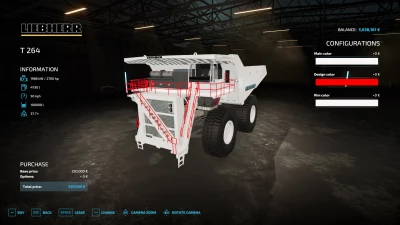 Liebherr T-264 Mining Truck v1.0.0.0