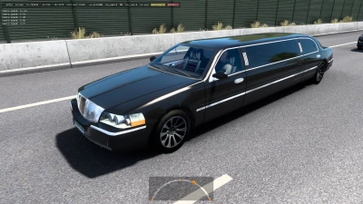 Lincoln Limousine in Traffic v2.0