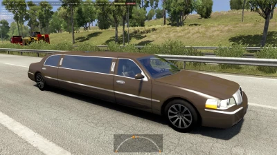 Lincoln Limousine in Traffic v2.0