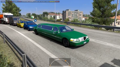 Lincoln Limousine in Traffic Fixed v2.0