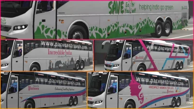 PARVEEN TRAVELS SKIN PACK FOR LYNX MODDING VOLVO 9400 1.44