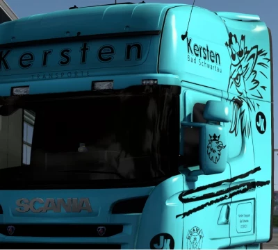 Scania RJL Kersten Transporte Skin 1.43