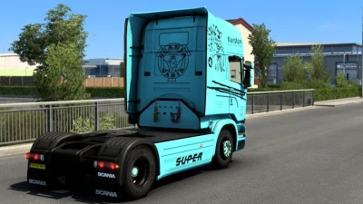 Scania RJL Kersten Transporte Skin 1.43