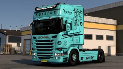 Scania RJL Kersten Transporte Skin 1.43