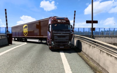 SKIN VOLVO FH 2012 GLOBETROTTER XL UPS 1.0 1.43