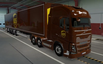 SKIN VOLVO FH 2012 GLOBETROTTER XL UPS 1.0 1.43