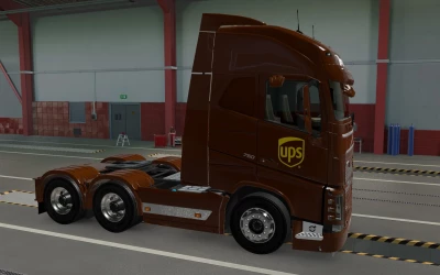 SKIN VOLVO FH 2012 GLOBETROTTER XL UPS 1.0 1.43