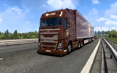 SKIN VOLVO FH 2012 GLOBETROTTER XL UPS 1.0 1.43