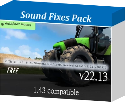 ETS2 Sound Fixes Pack v22.13