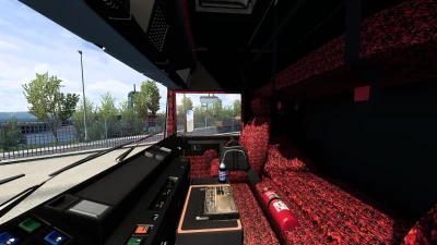 Volvo F10 F12 Red Plush Interior + Exterior 1.44