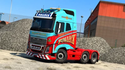 Volvo FH16 Pollock Scotrans skin v1.0